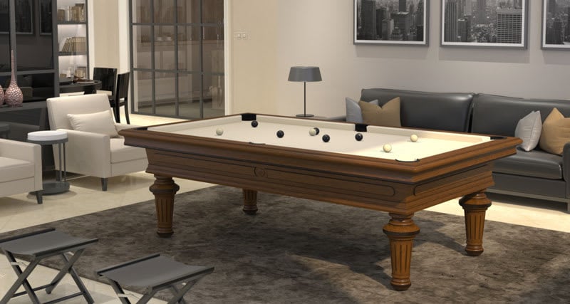 Toulet Empereur Luxe Pool Table - Room Shot